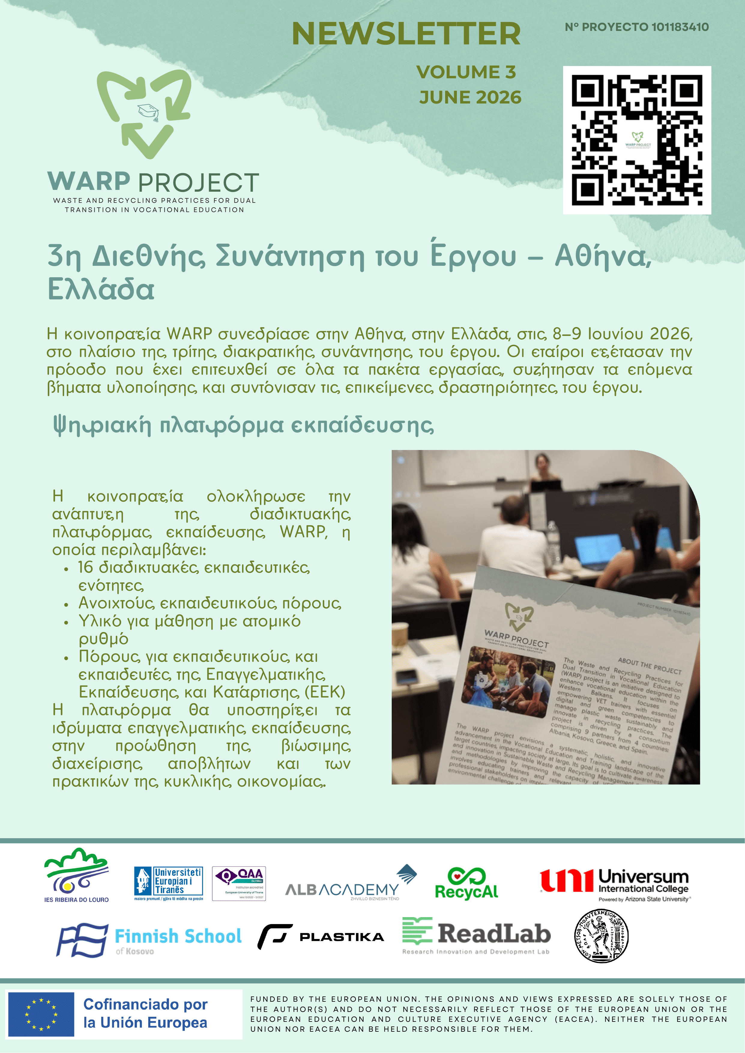 WARP EN NEWSLETTER 3