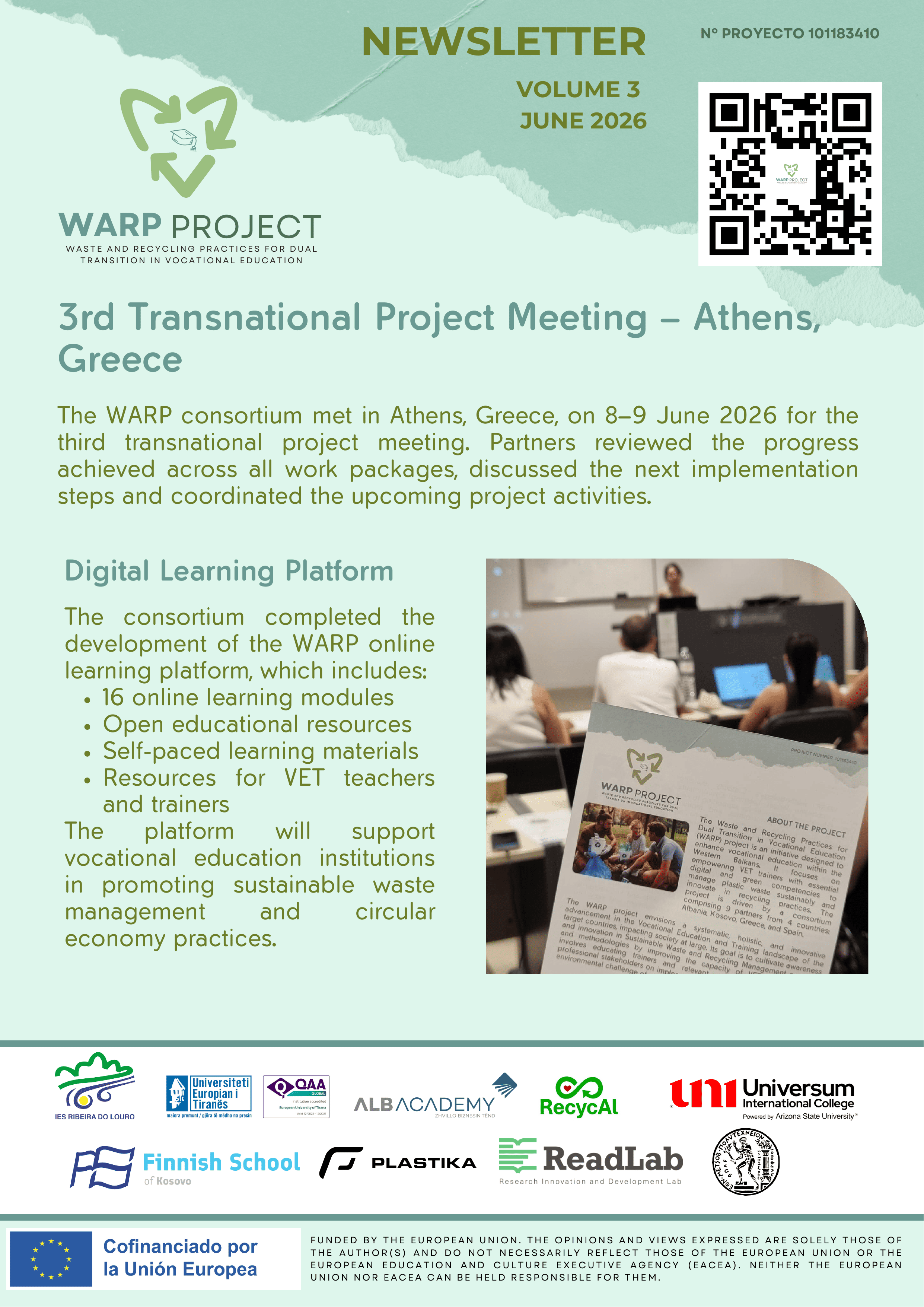WARP EN NEWSLETTER 3