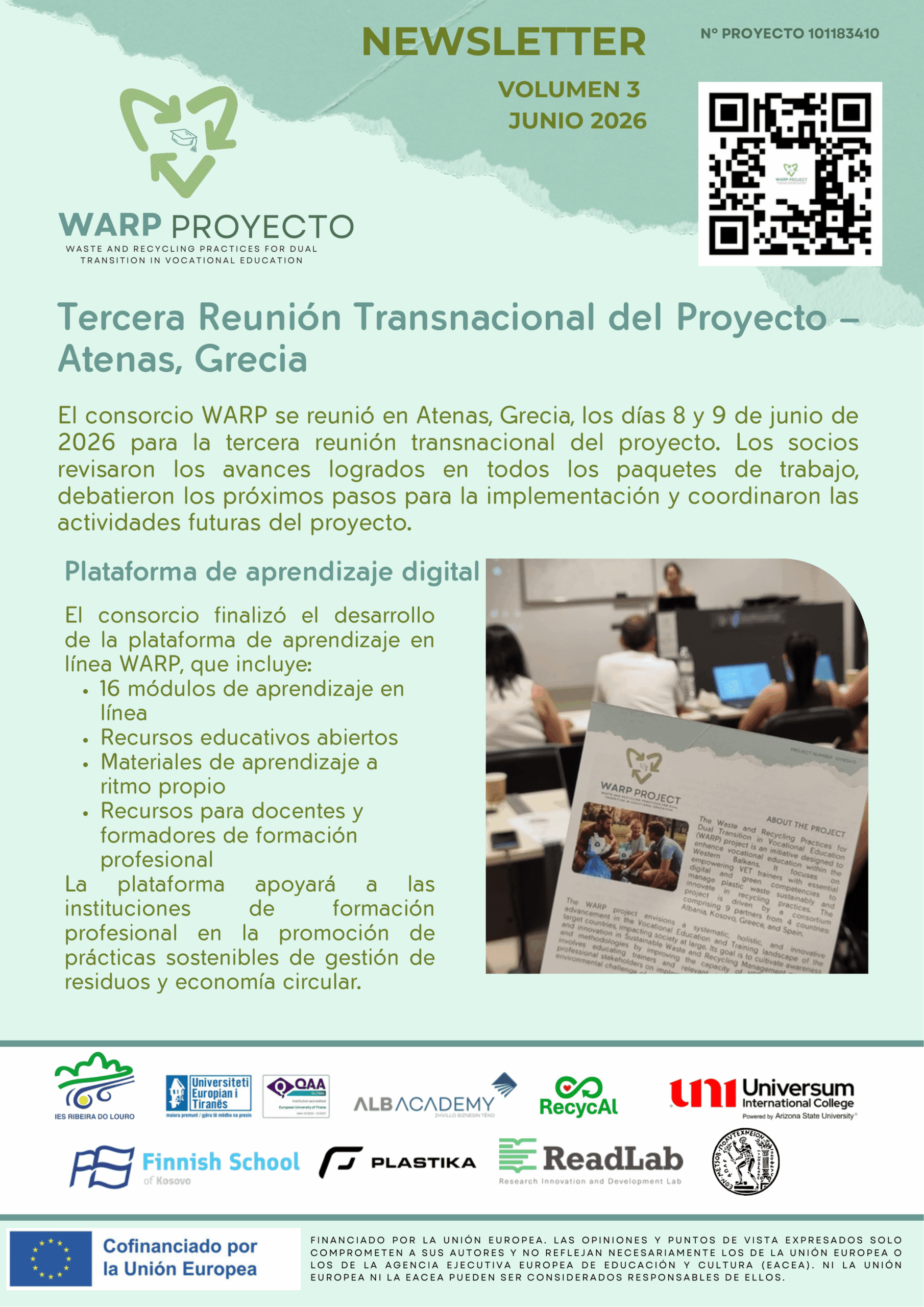 WARP EN NEWSLETTER 3